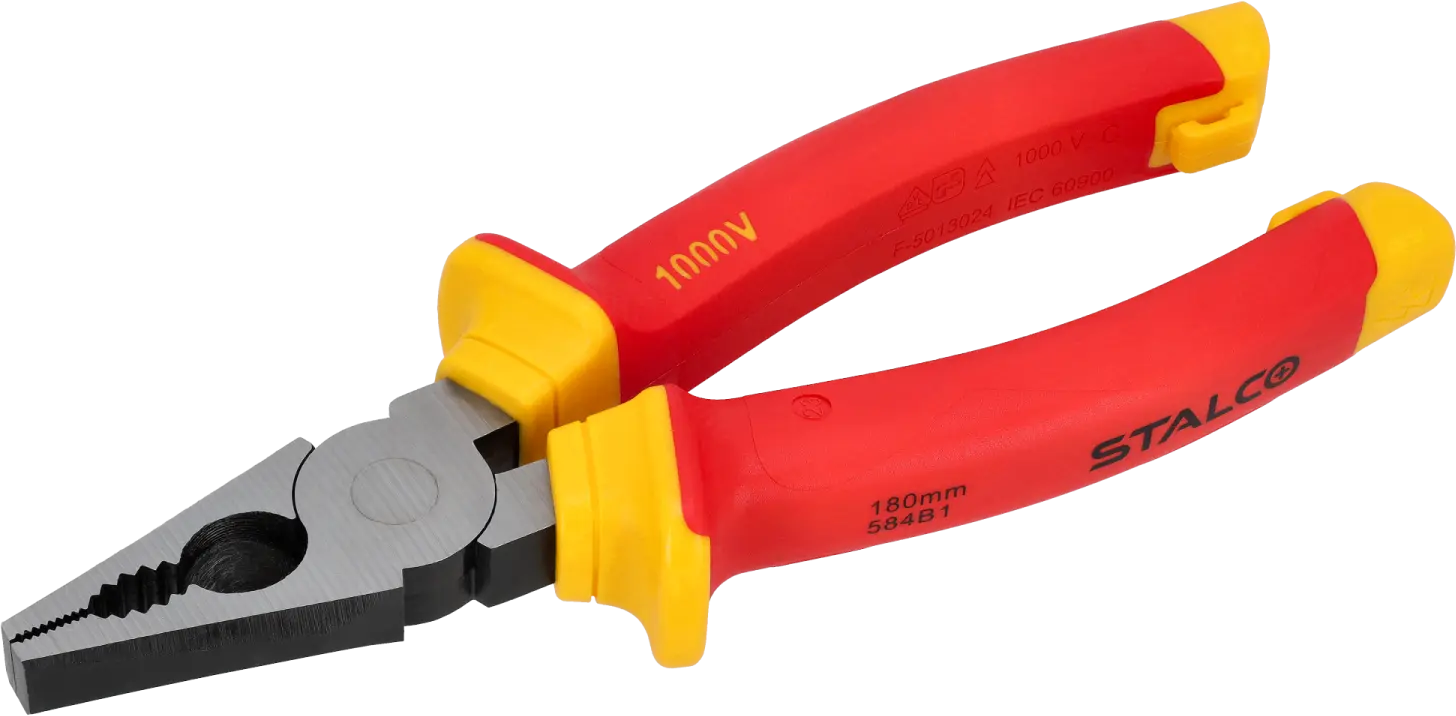 Universal Pliers 180mm 1000V VDE STALCO S-14452