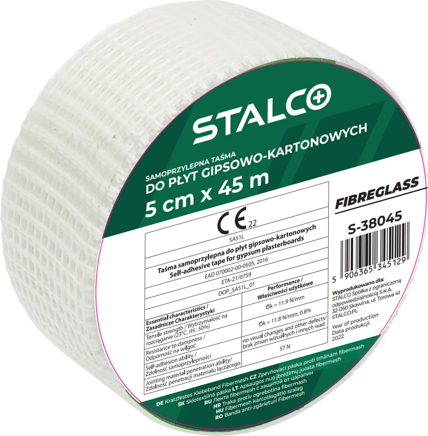 Fibermesh anti-scratch tape 50mm x 90m (5906365345136)