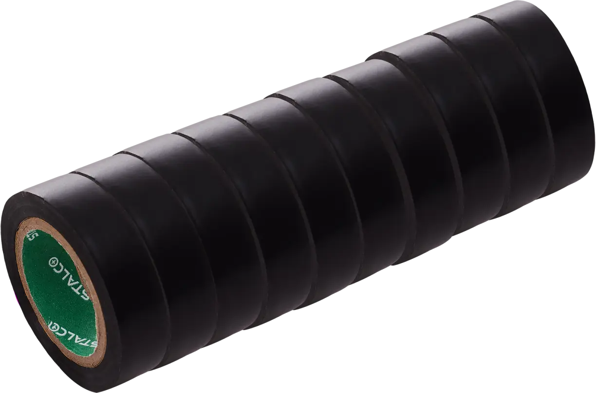 Insulation Tape black 15mm x 10m 15 mm 10 m, , opak. szt. STALCO S-38615