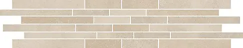 VELVET CONCRETE BEIGE MOSAIC MATT STRIPES RECT 12X60