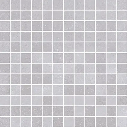VELVET CONCRETE WHITE MOSAIC MATT SSQ RECT 30X30
