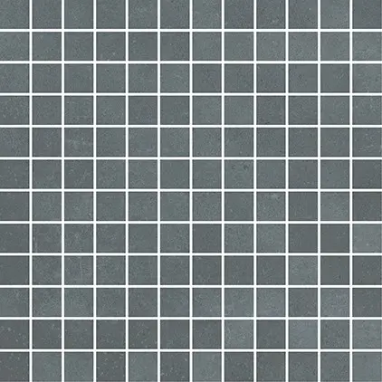 VELVET CONCRETE GREY MOSAIC MATT SSQ RECT 30X30