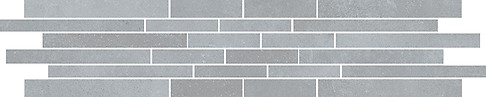 VELVET CONCRETE LIGHT GREY MOSAIC MATT STRIPES RECT 12X60