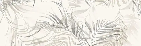SOFTY LEAVES WHITE INSERTO SATIN 58X89