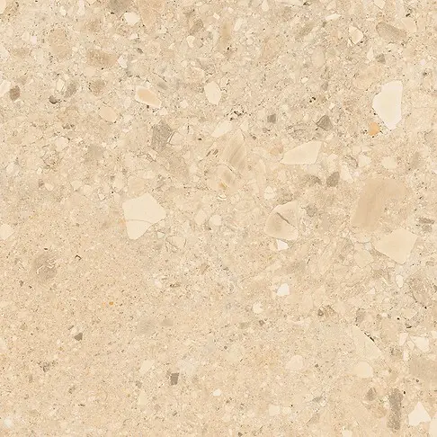 TERRAZZO STONE WARM BEIGE MATT RECT 60X60 G1