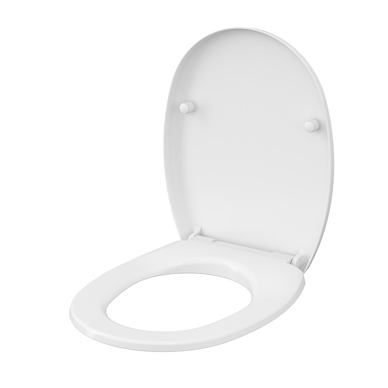 Cersanit Essentials Mito Red Polypropylene Toilet Seat for CompactTK001-008