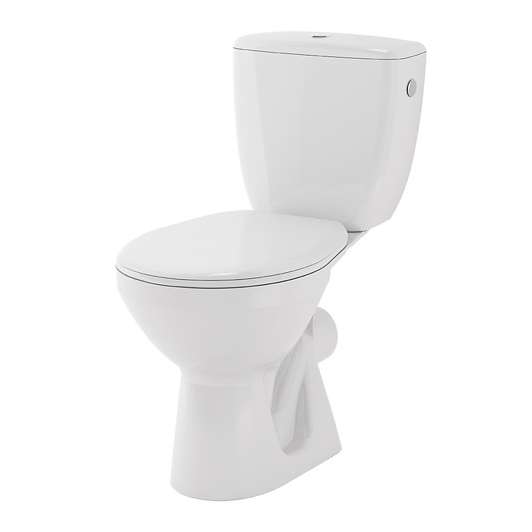 Cersanit Essentials Compact 349 Mito Red 10 3/6 L with Polypropylene Toilet Seat TK001-009