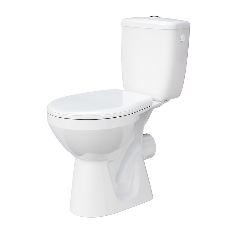 Cersanit Essentials Compact 373 Mito Grey 010 3/6 L with Polypropylene Toilet Seat TK002-005