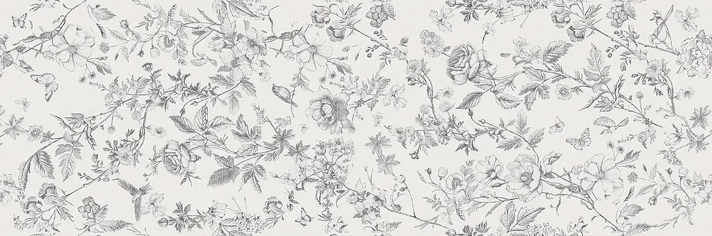 Luvie White Wallpaper Village Satin Rect 40 × 120 G1 NT1747-015-1
