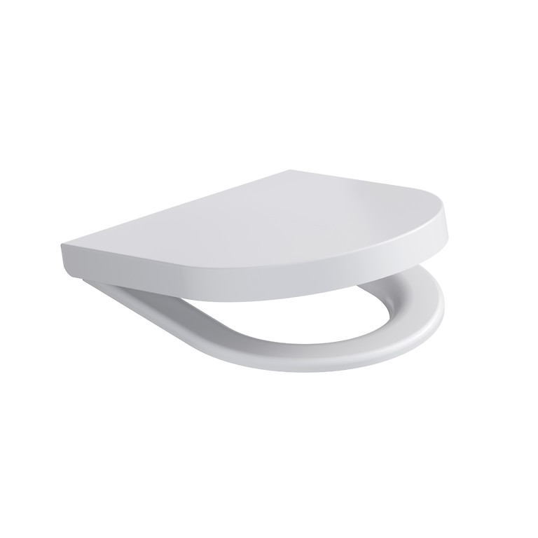 Cersanit Essentials Mesto Oval Wrap Duroplast Antibacterial Soft-Close Toilet Seat K117-019