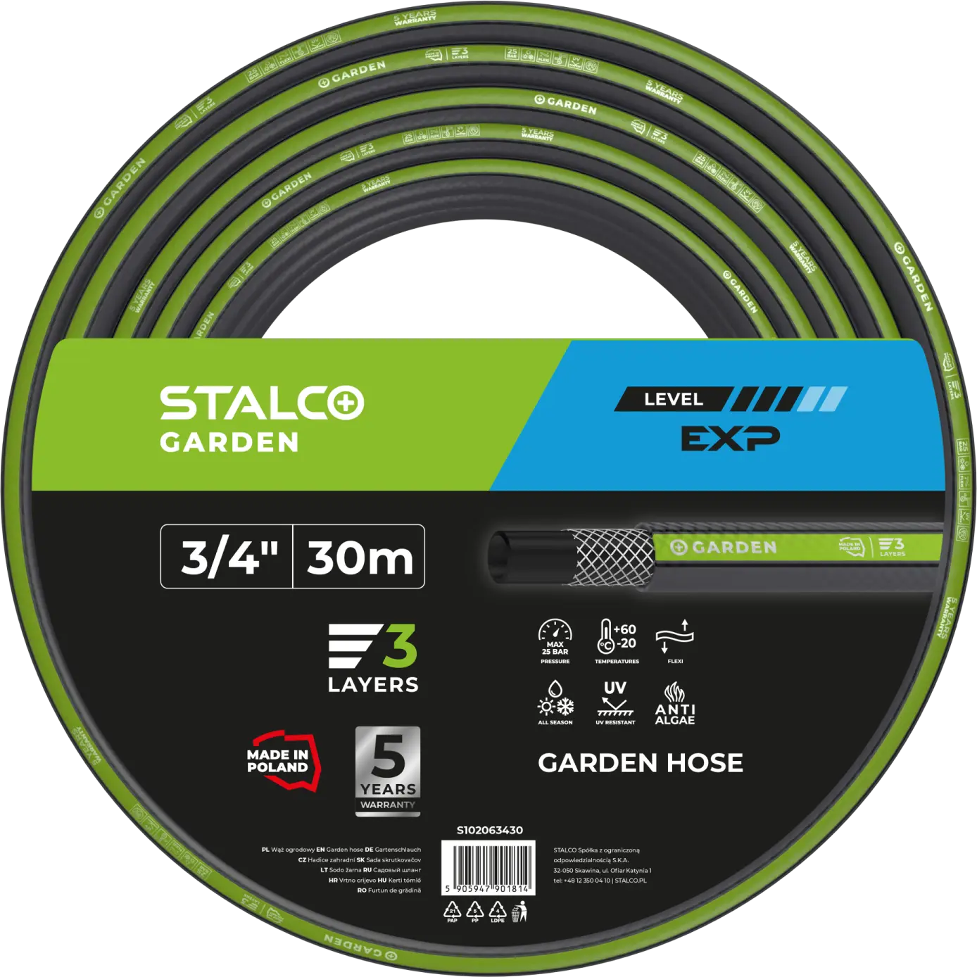 EXP garden hose 1/2"³ 50m (5905947901791)
