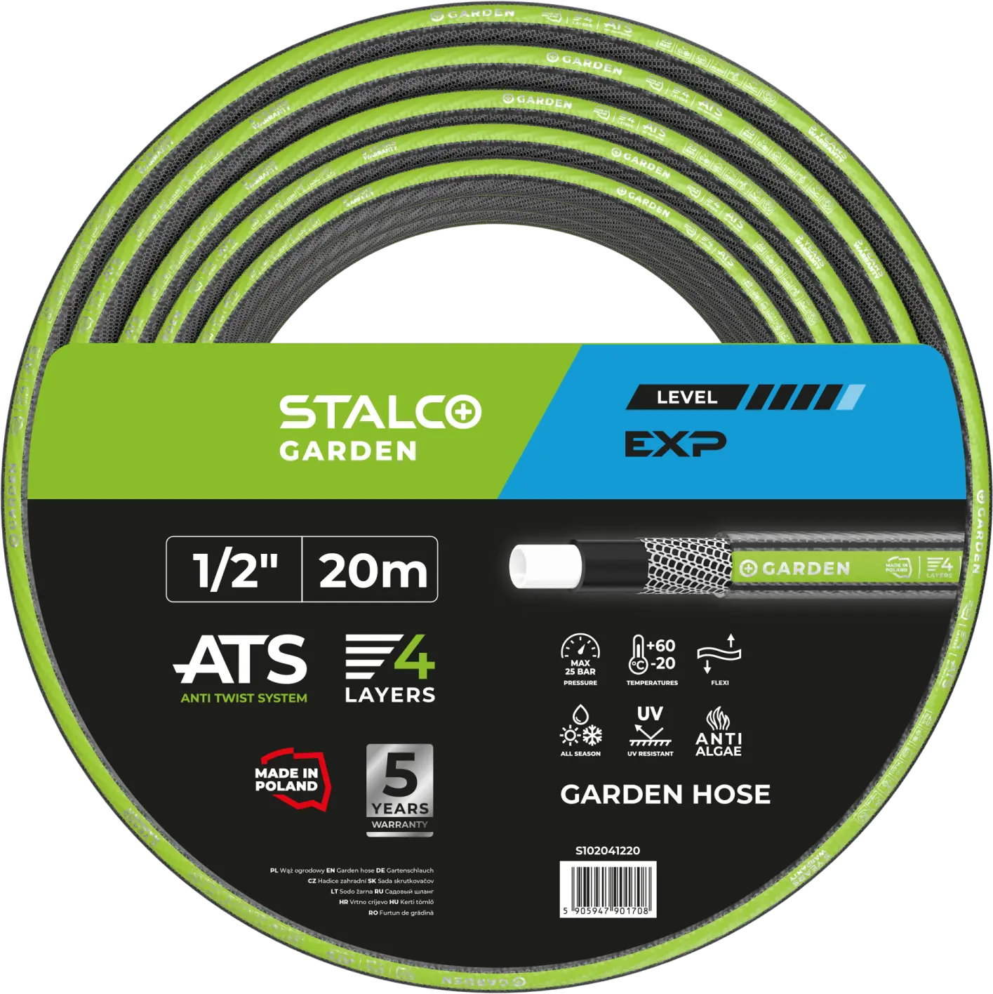 ATS EXP garden hose 1/2"³ 50m (5905947901722)