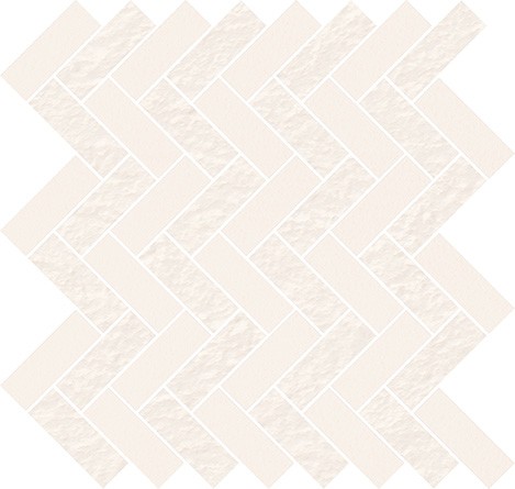 WHITE MICRO MOSAIC PARQUET MIX 31X33