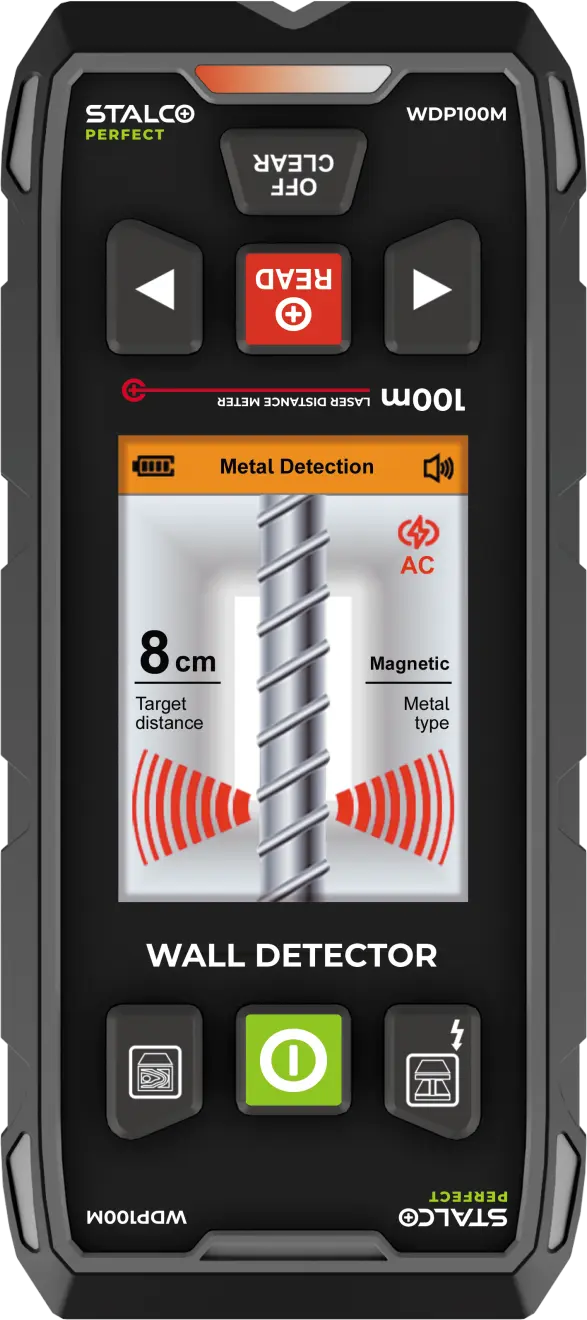 Multifunction Wall Detector WDP100M 100 m STALCO PERFECT S058198001