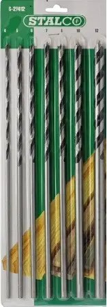 Wood Drill Set 7pcs ∅4.0 - ∅10.0x300mm STALCO S-27412