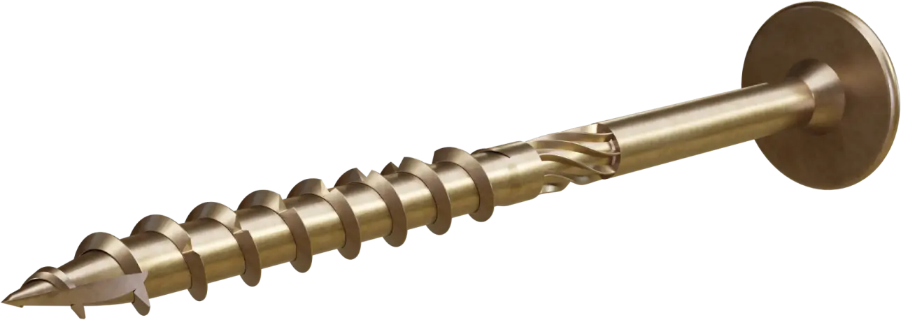 Hardened screw for roof trusses (with washer head) WHWP ø8 x 200 mm, T40 (5901466103722)