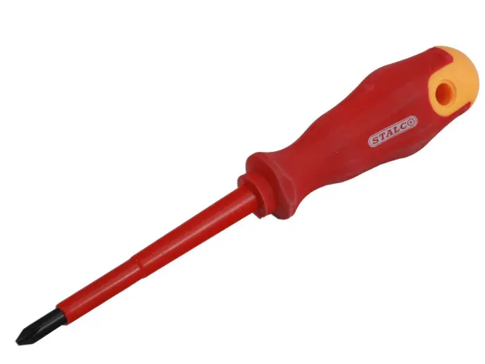 INSULATED SCREWDRIVER VDS PHILLIPS PH0 x 60mm PH0x60mm STALCO S-12210