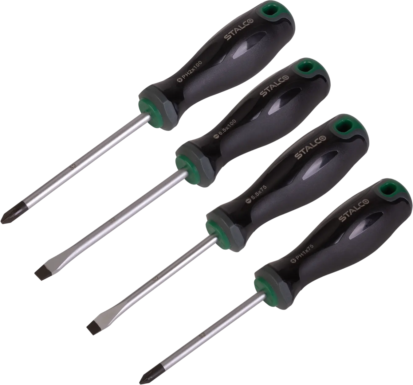 Screwdriver set 4pcs. S2 STALCO S-12620