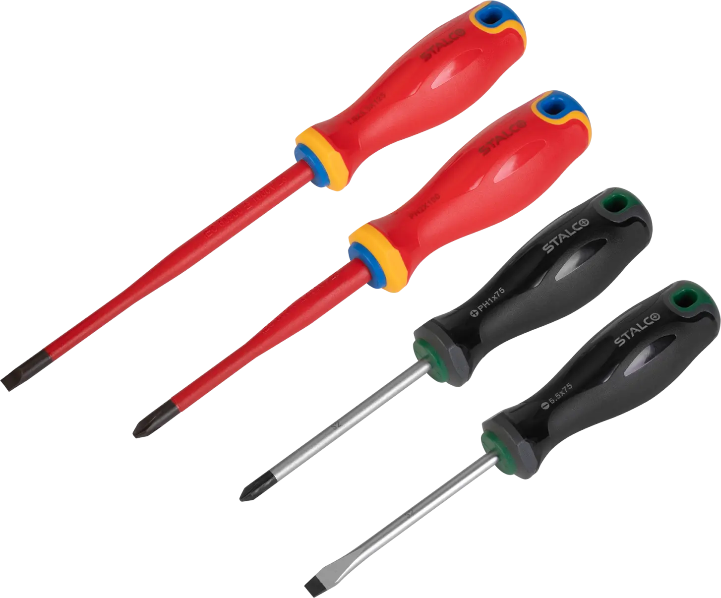 Screwdriver set 4pcs. S2 STALCO S-12624