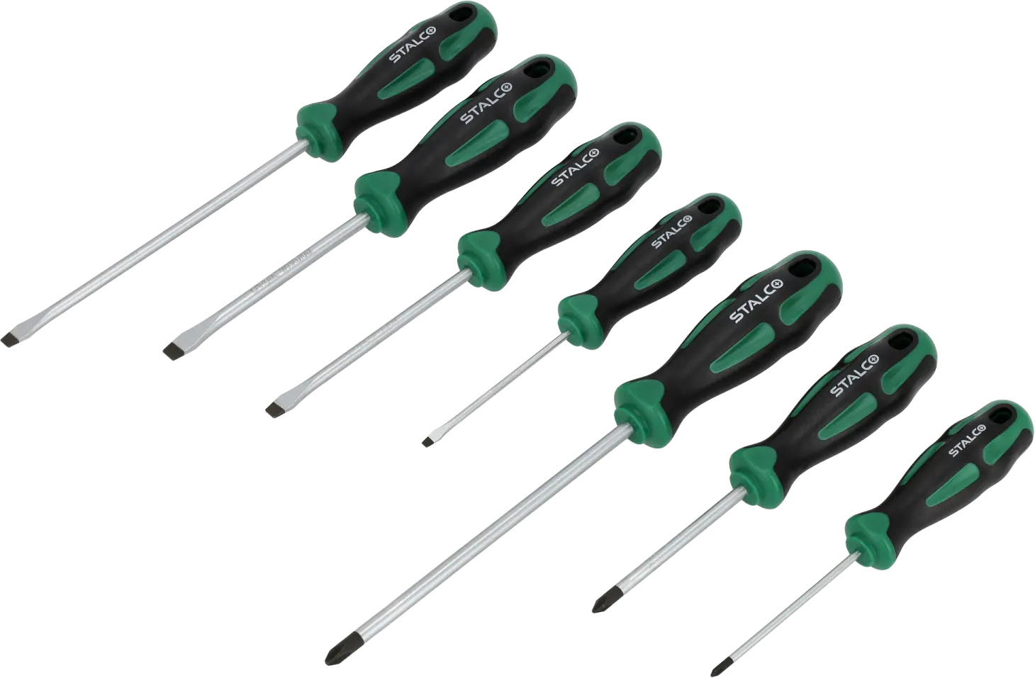SCREWDRIVER CR - V SET 7 pcs STALCO S-12389