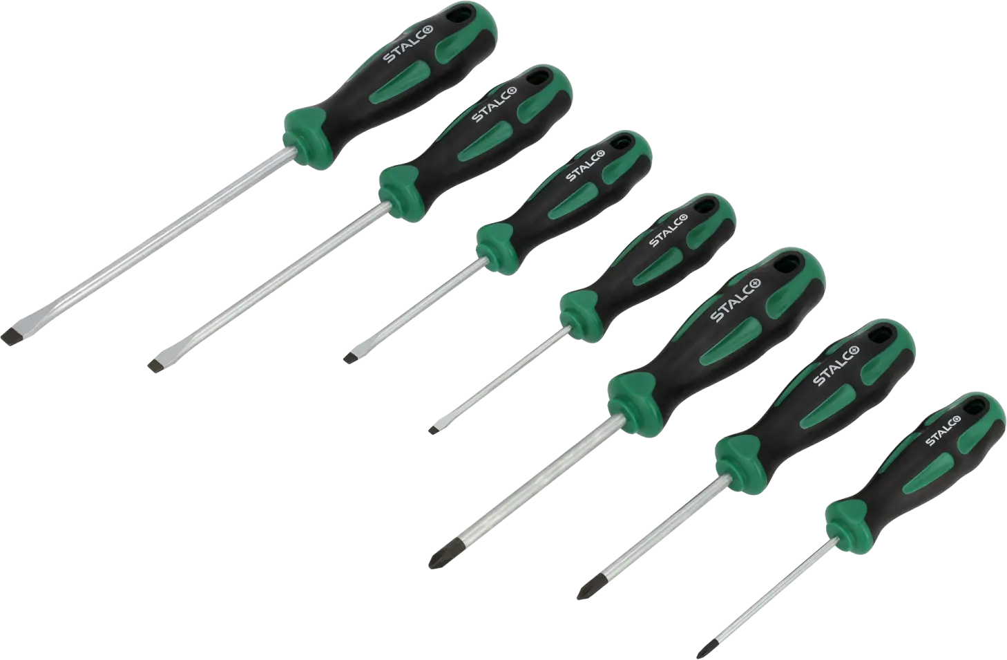 SCREWDRIVER CR - V SET 7 pcs STALCO S-12393
