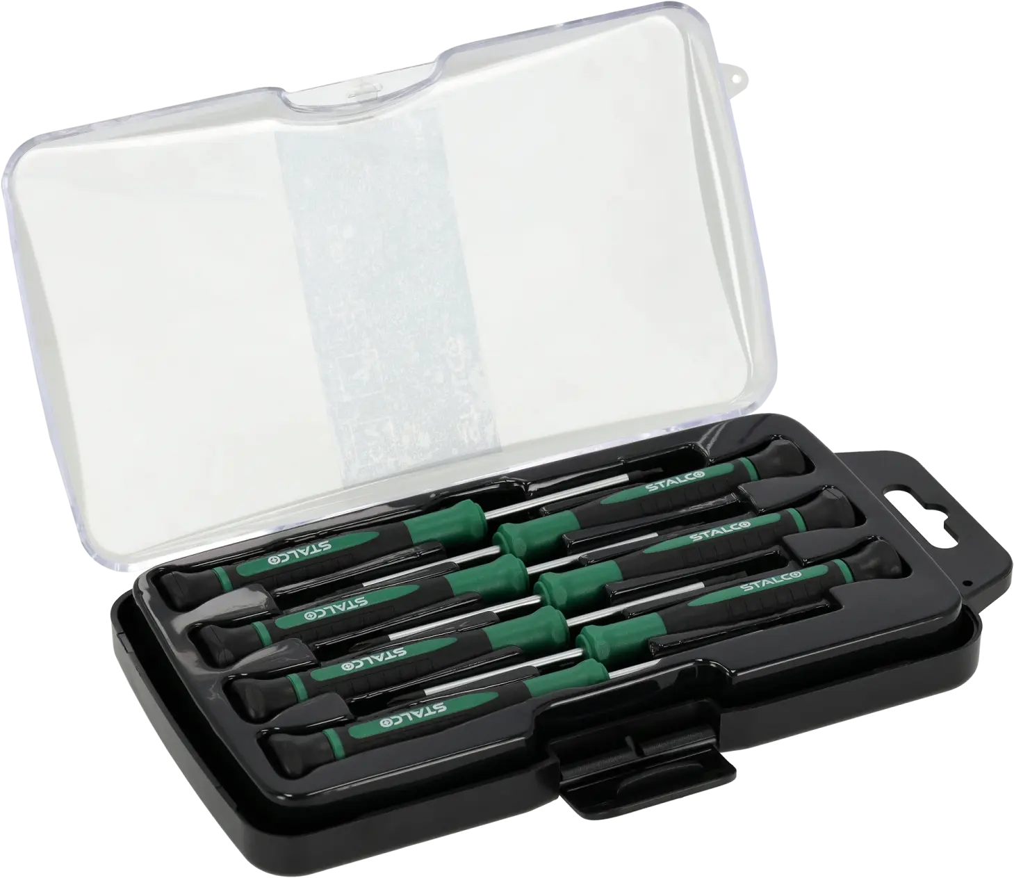 Precision Screwdriver CR - V Set 7pcs STALCO S-12397