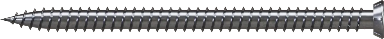 Hardened screw for WO door frames ø7.5x202mm (5907180851338)