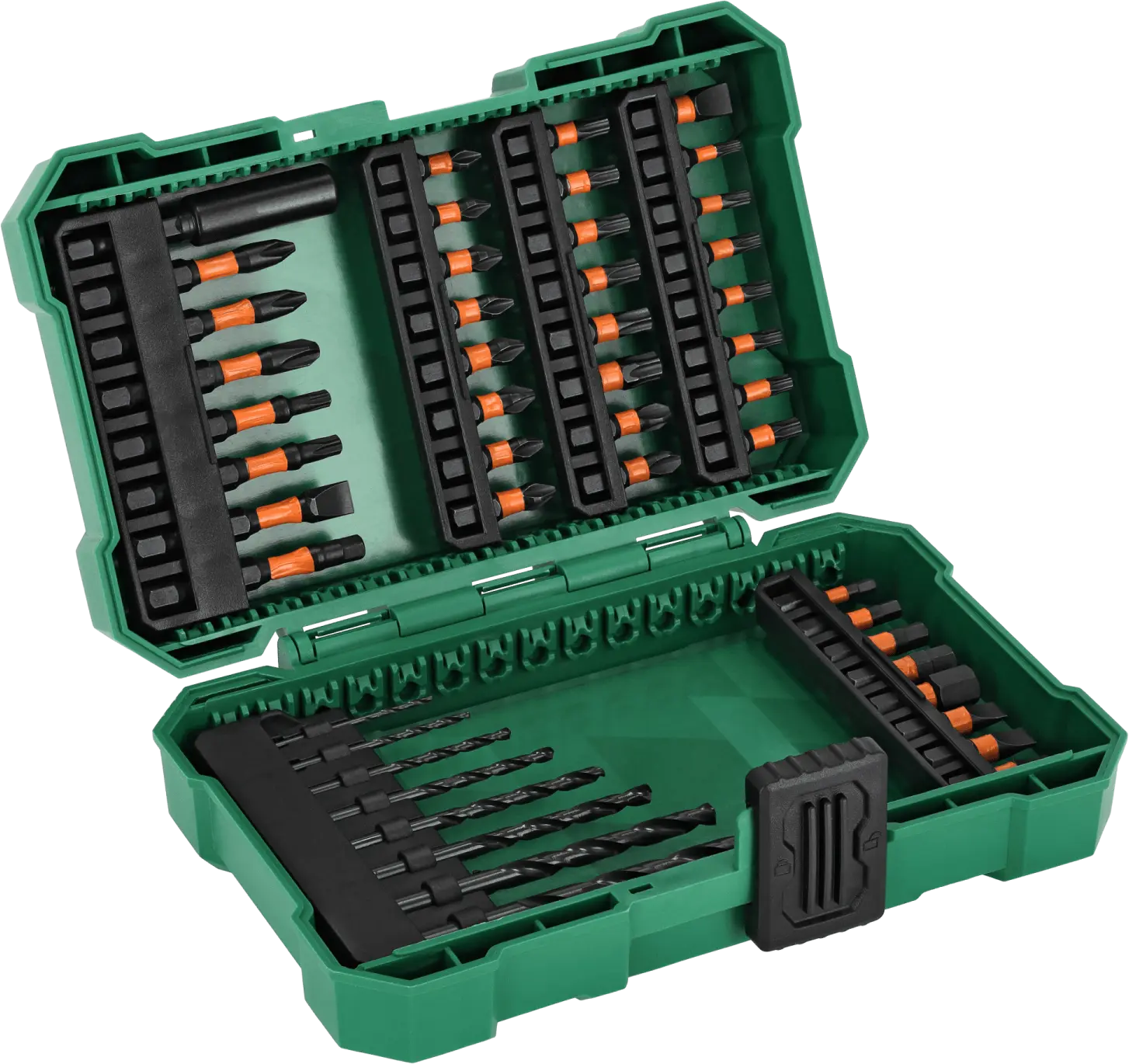 Impact bits and drill bit set 1/4”, 48pcs S2 STALCO S-13732