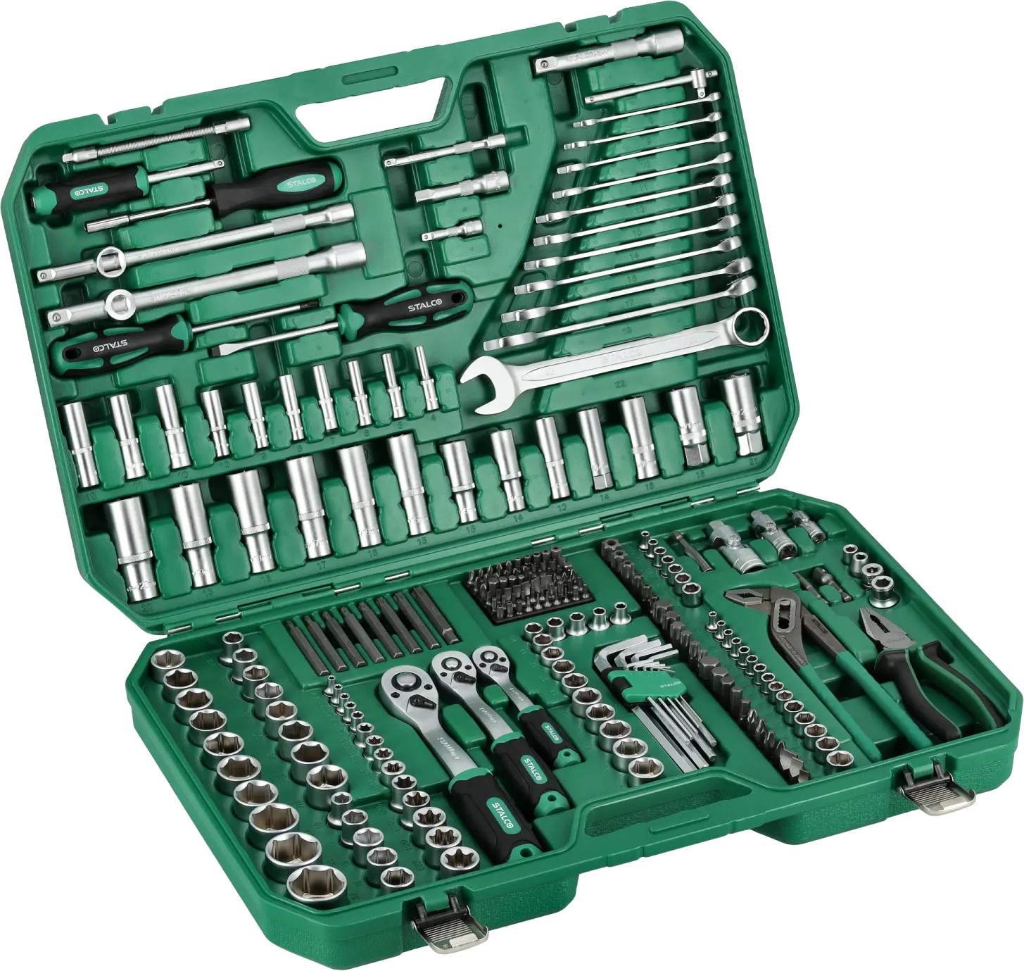 Socket wrench and tool set, BMC packaging, 237 pieces, 1/4'' 3/8'' 1/2'', "" S-54018 (5904012169968)