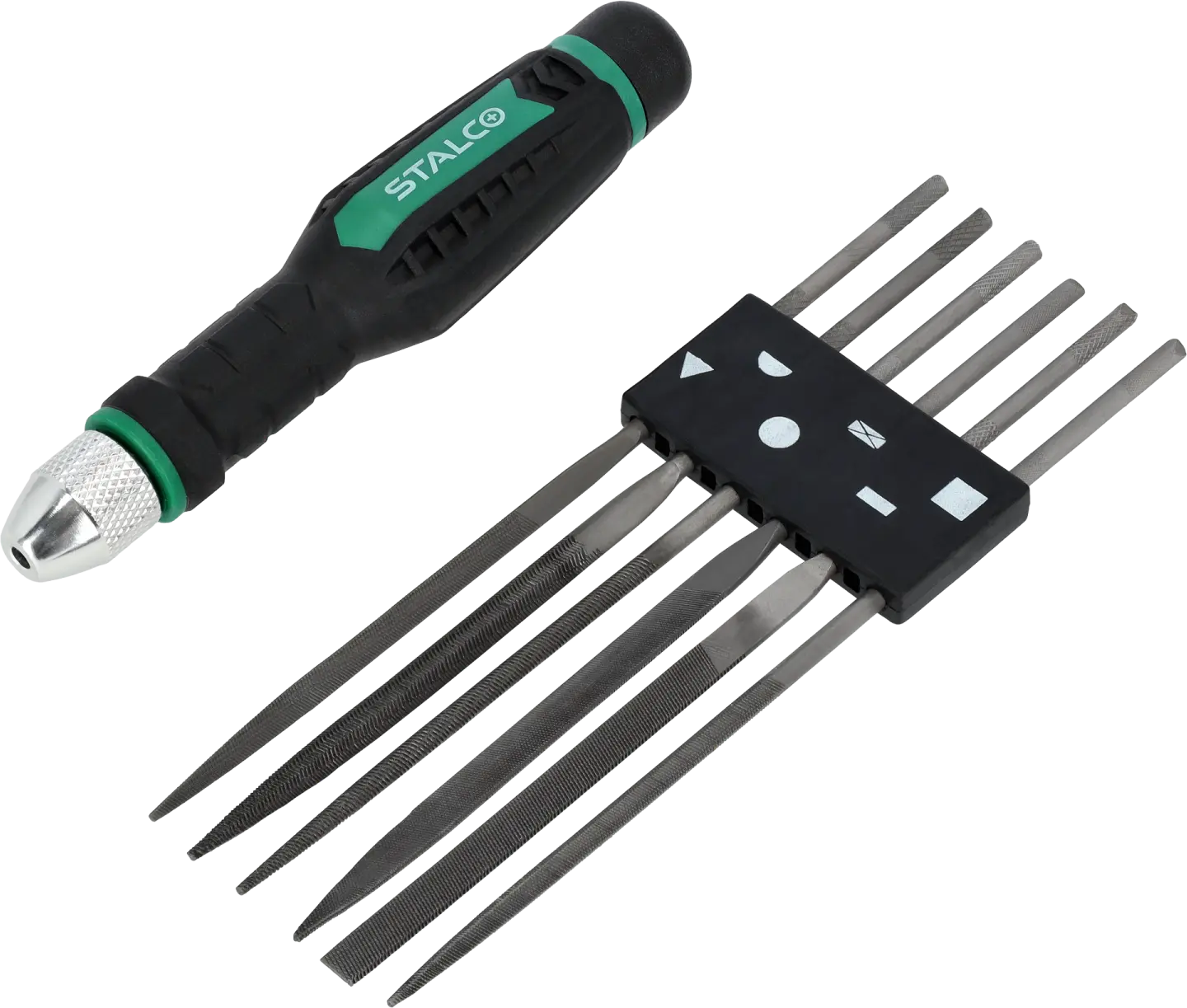 Precision File set 7pcs STALCO S-40417