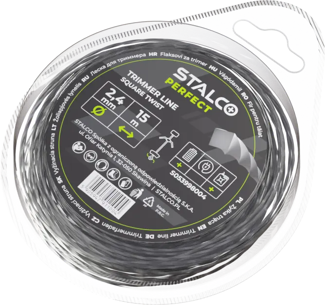 Square Twist cutting line 2.7mm x 15m, square (5905947911011)