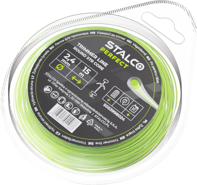 Round XTR Core Cutting Line 2.4mm x 15m – STALCO PERFECT S053998024