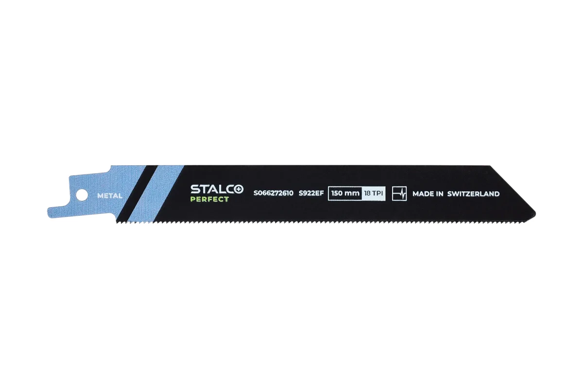 Reciprocating saw blades for metal