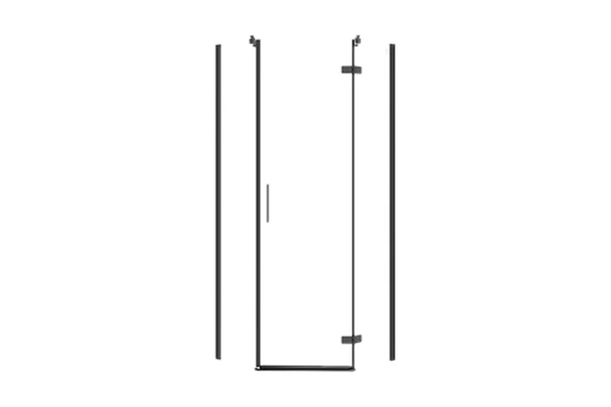 Pentagonal shower enclosures