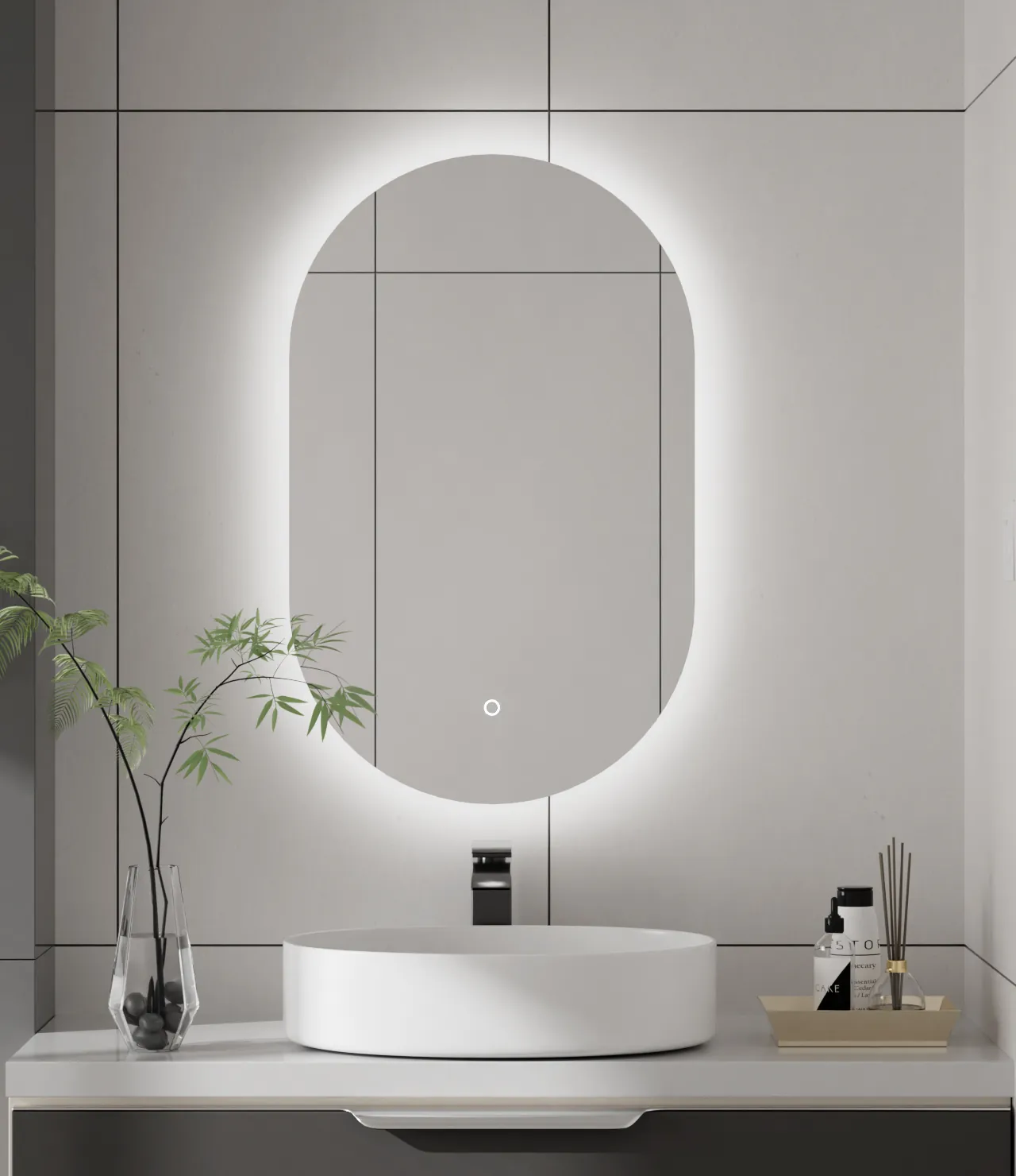 LED Badkamer Spiegel 500 × 800 mm – VLM9-5080