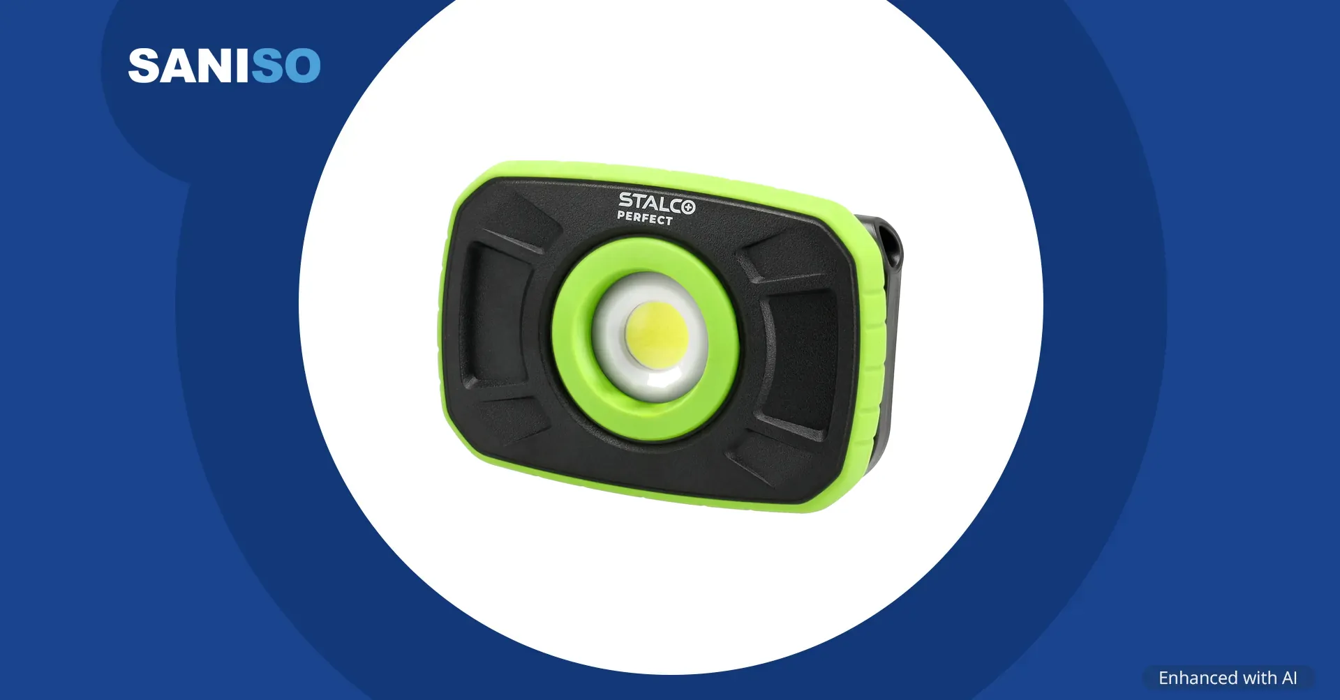 Mini cordless LED floodlight H-CFL10 STALCO PERFECT (1000 lm)