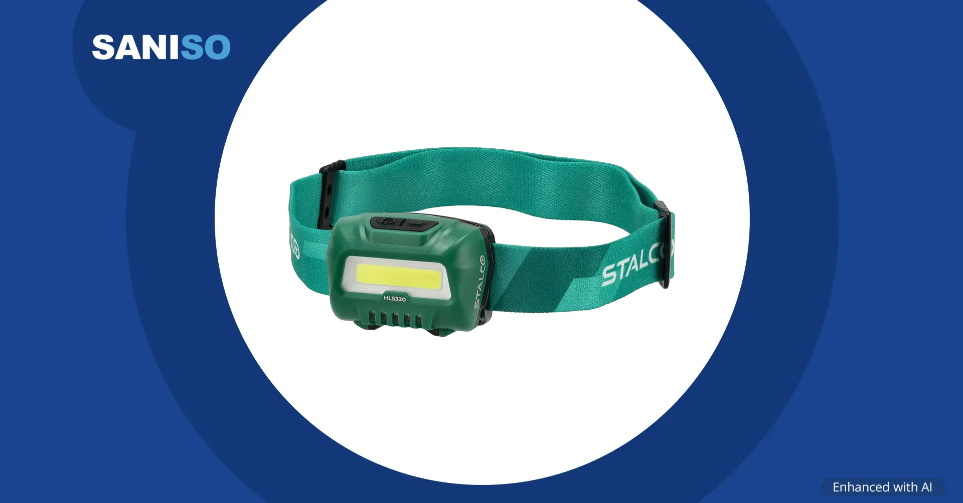 Headlamp HLS320 STALCO (320 lm, 3×AAA)