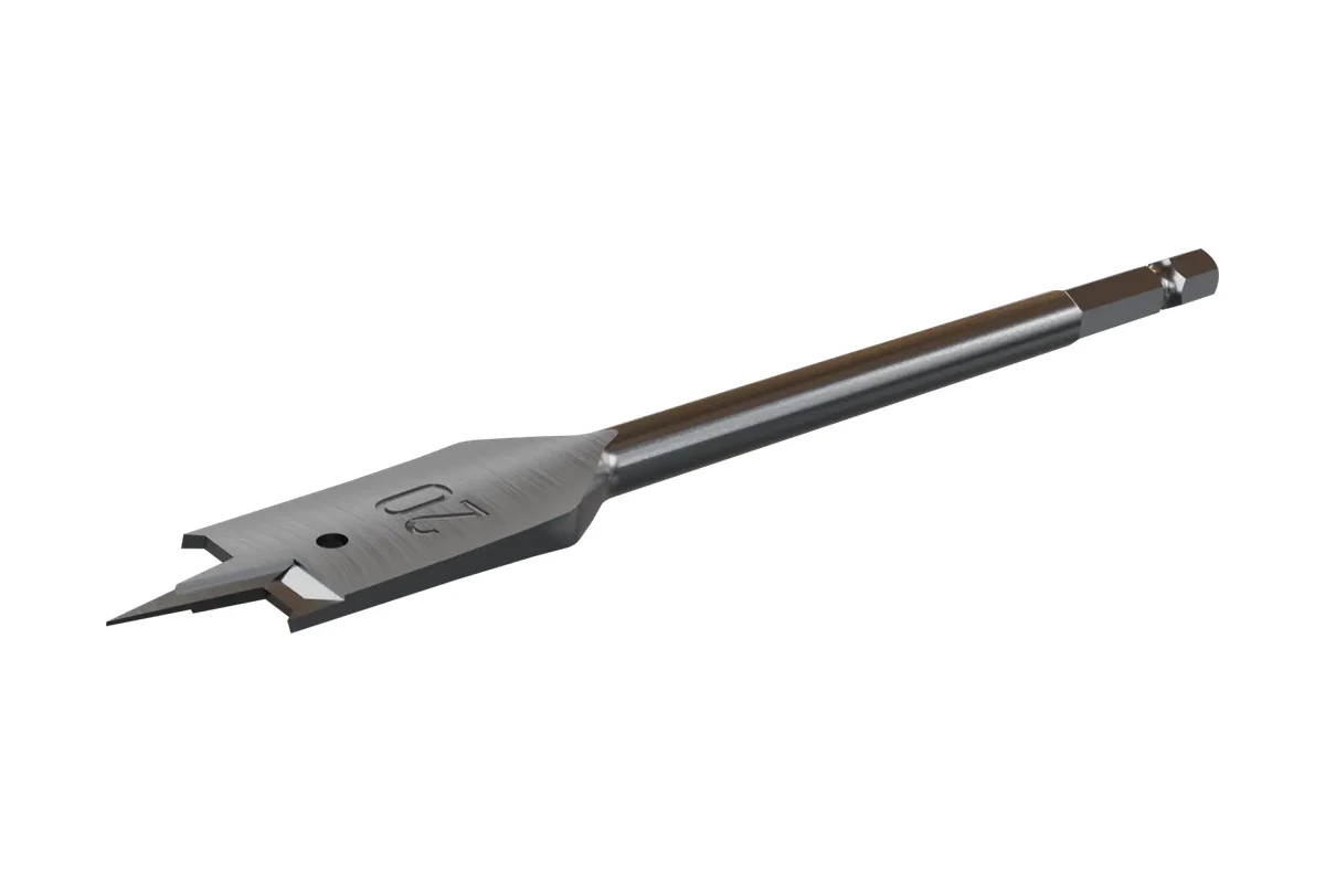 Wood drill bits with cylindrical shank